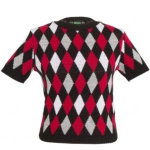 Miss Fortune Harlequin "Bobbie" Style Jumper, size medium